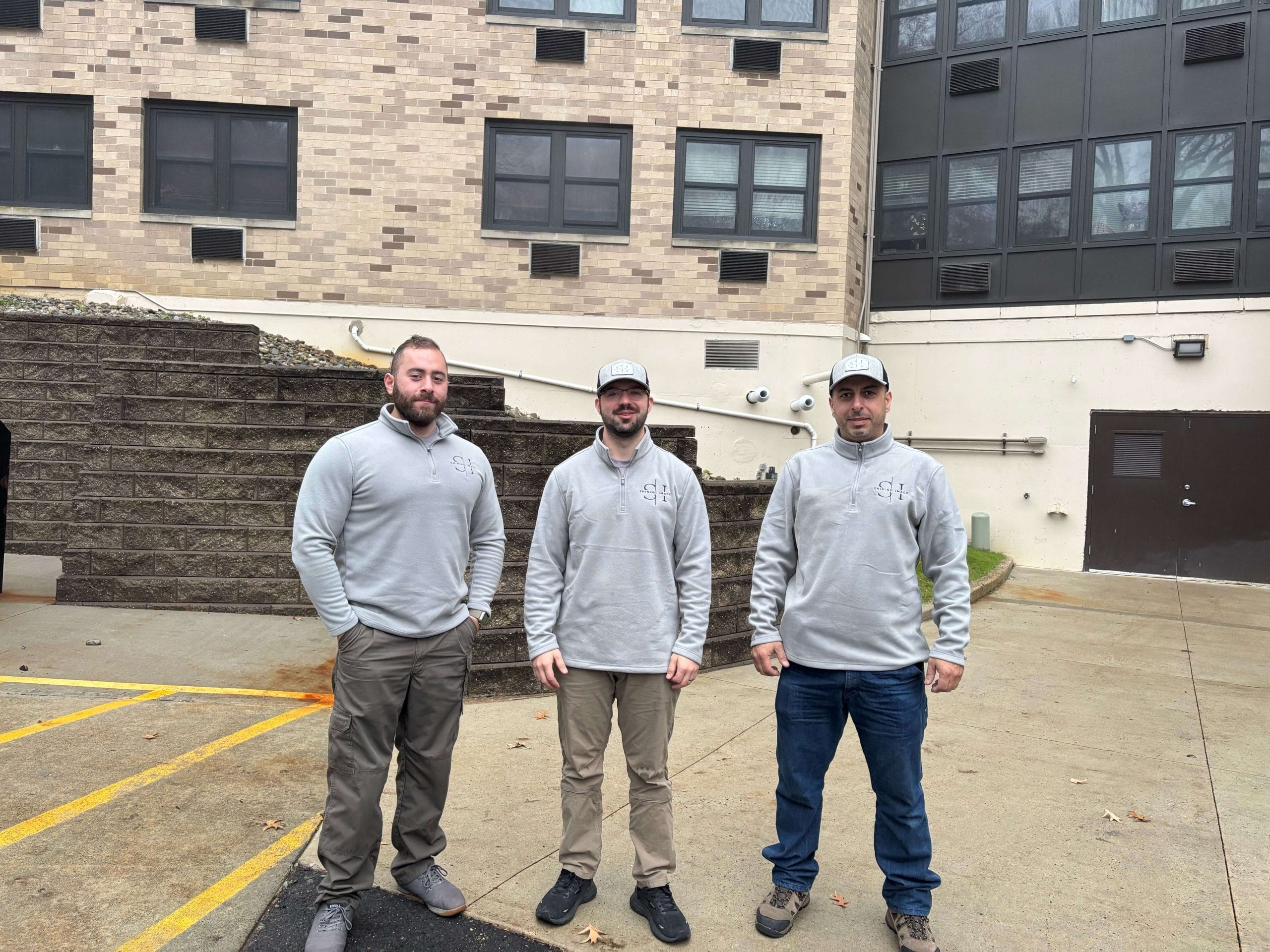 Shining Image technician working on a residential window
